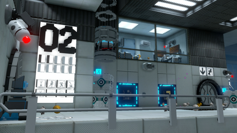 Illustration for article titled The Portal gameplay in Lego Dimensions has those mind-melting puzzles